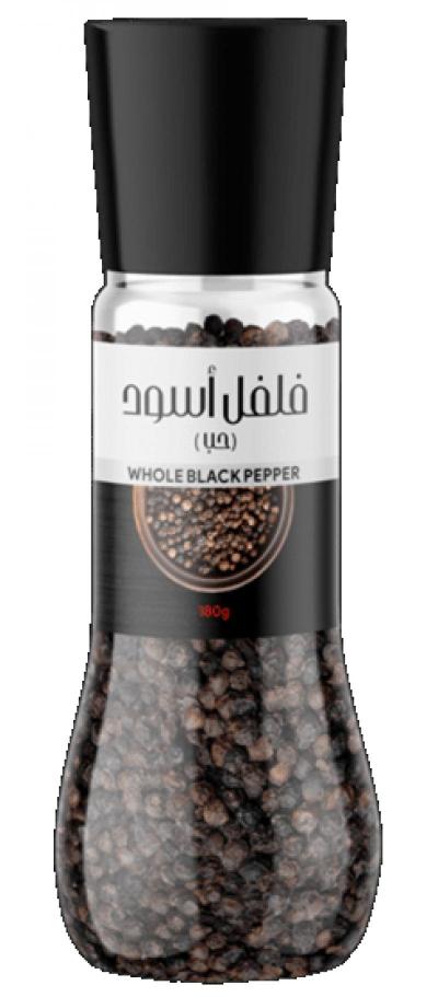 فلفل اسود مطحنة 180 غم / شيخ قاسم