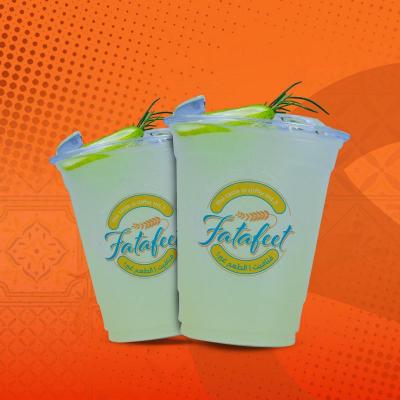 عصير ليمون طبيعي كبير فتافيت