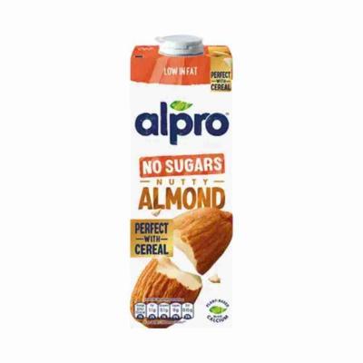 حليب اللوز بالفانيلا بدون سكر