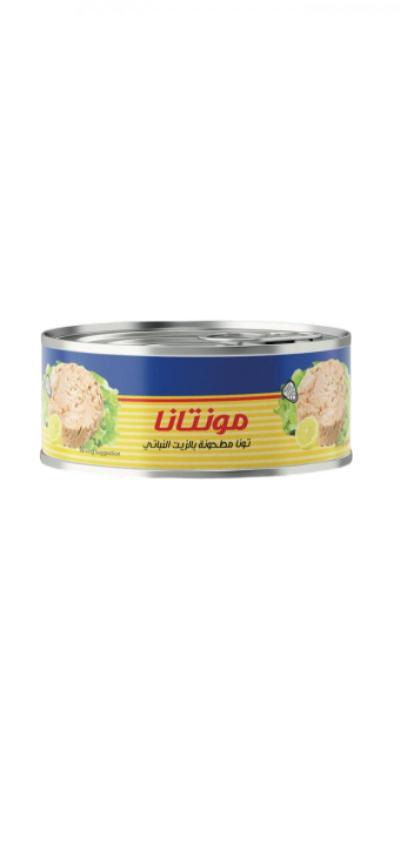 تونا مونتانا بزيت نباتي 4*1 