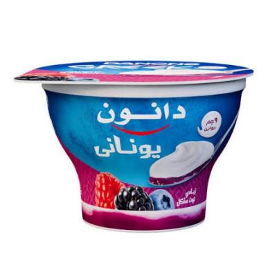 لبن يوناني دانون بنكهة توت مشكل 170 غم