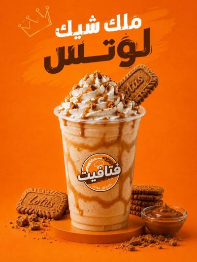 ميلك شيك لوتس فتافيت